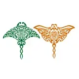 Tribal Stingrays SVG Cuttable Designs