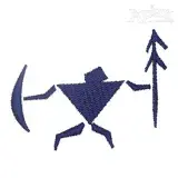 Tribal Warriors Embroidery Design