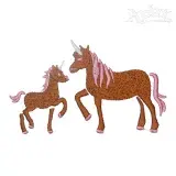 Mother and Baby Unicorn Embroidery Design
