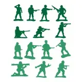 Military Soldier Silhouette SVG Cuttable Design