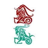 Capricorn Horoscope Zodiac SVG Cuttable Design