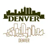 Colorado Denver Skyline SVG Cuttable Design