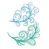 Decor Feathers SVG Cuttable Design