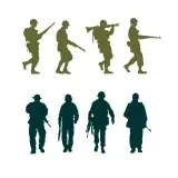 Soldier Silhouette SVG Cuttable Design