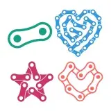 Bike Chain SVG Cuttable Design