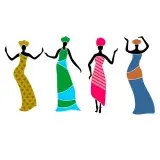 African Dance SVG Cuttable Design