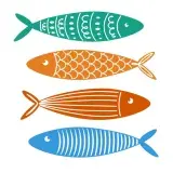 Cute Fish Pack SVG Cuttable Design