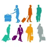 Travel Man SVG Cuttable Design