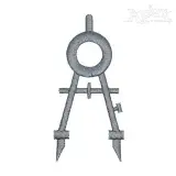 Compass Tool Embroidery Design