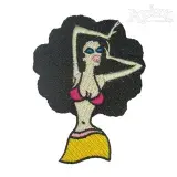 African Queen Embroidery Design