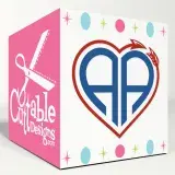 Two Letter Bianca Heart Monogram SVG Cuttable Font