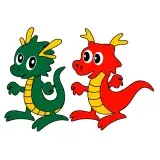 Baby Dragon SVG Cuttable Design