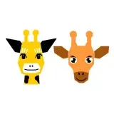 Graphic Giraffe SVG Cuttable Design