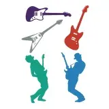 Electric Guitar SVG Cuttable Design