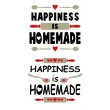 Happiness is Homemade SVG Cuttable Design