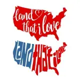 America US Land that I Love SVG Cuttable Design