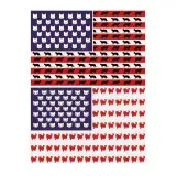 American USA Cats Meow Flag SVG Cuttable Design