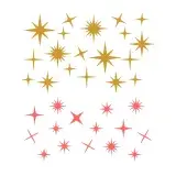 Sparkling Star SVG Cuttable Design