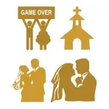 Wedding Pack SVG Cuttable Design