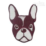 French Bulldog Embroidery Design