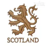 Scotland Lion Embroidery Design