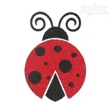 Ladybug Embroidery Design