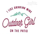Outdoor Girl Embroidery Design