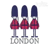 London Queen's Guard Embroidery Design