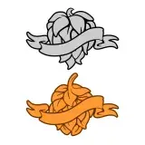 Beer Hops Banner SVG Cuttable Design