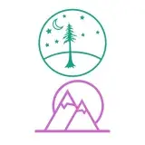 Forest Mountain SVG Cuttable Design
