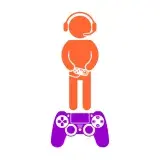 Game Player SVG Cuttable Design