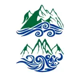 Mountain Sea SVG Cuttable Design