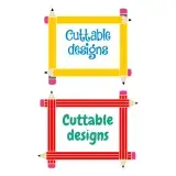 Pencil SVG Cuttable Frame