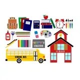 School Pack SVG Cuttable Design