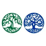 Old Tree Circle Icon SVG Cuttable Design