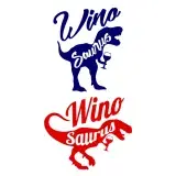 Winosaurus Wine Dinosaur SVG Cuttable Design