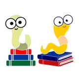 Book Worm SVG Cuttable Design