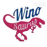 Winosaurus Embroidery Design