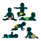 Baby Silhouette SVG Cuttable Design