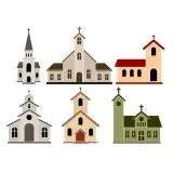 Church SVG Cuttable Design