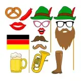 Oktoberfest Photoprops SVG Cuttable Design