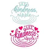 Let Kindness Ripple SVG Cuttable Design