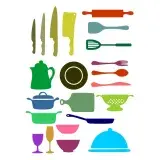Kitchen Set SVG Cuttable Design