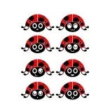 Cute Lady Bug Emoji SVG Cuttable Design
