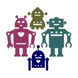 Robots SVG Cuttable Design