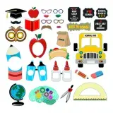 School Photo Props SVG Cuttable Designs