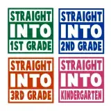 Straight Into School SVG Cuttable Design
