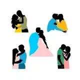 Sweet Couple SVG Cuttable Design