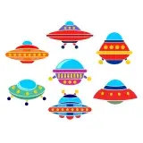 UFO Pack SVG Cuttable Design