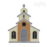Church Embroidery Design